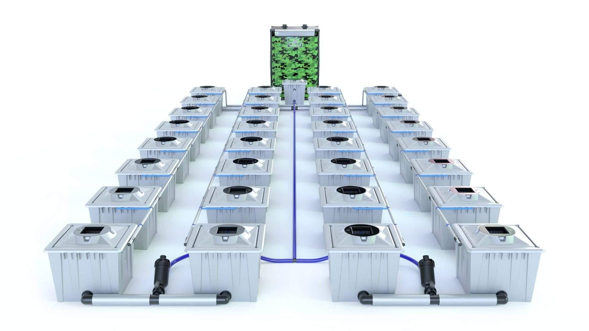 Alien RDWC 32 Pot 36L PRO Serie Plata