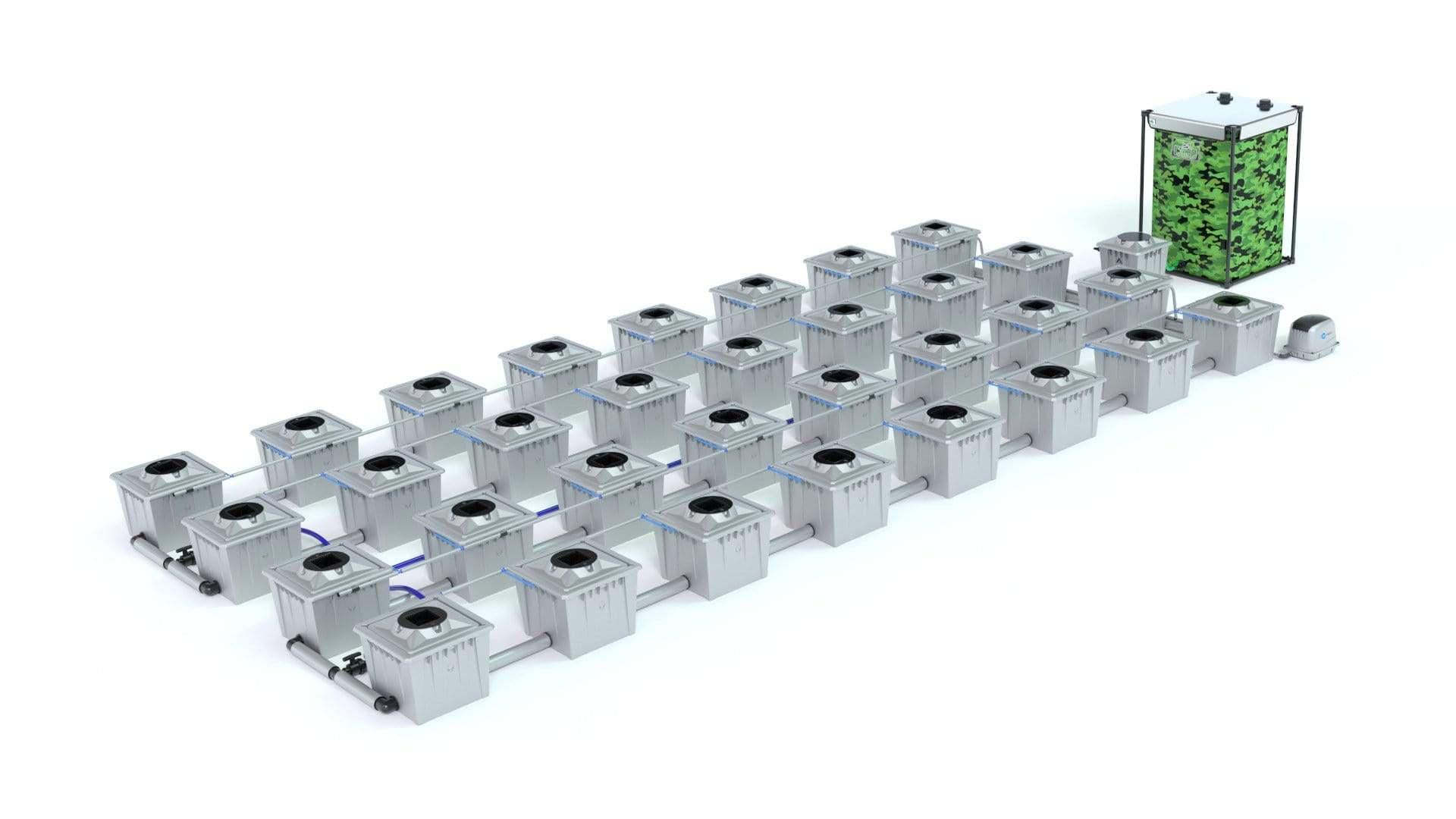 Alien RDWC 32 Pot 36L PRO Serie Plata