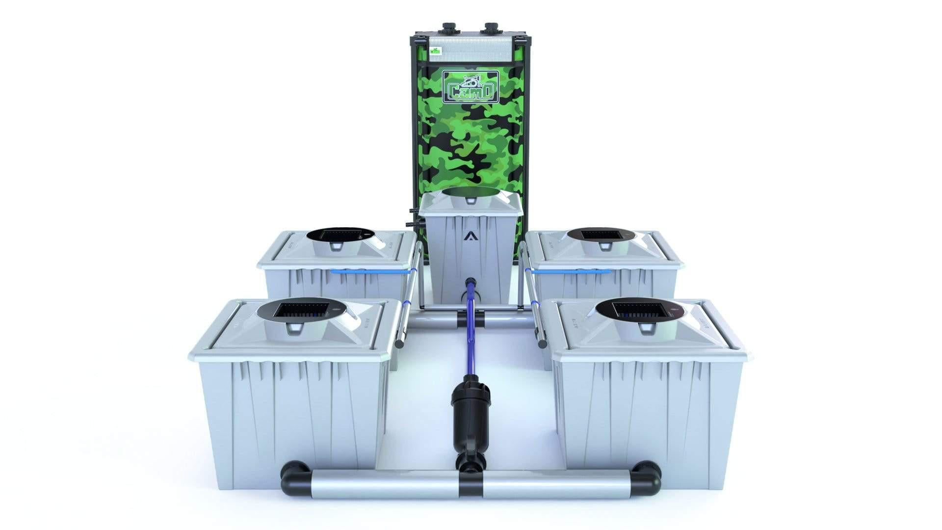 Alien RDWC 4 Pot 36L PRO Serie Plata