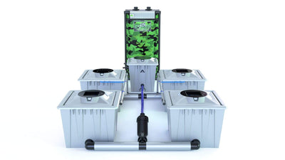 Alien RDWC 4 Pot 36L PRO Serie Plata