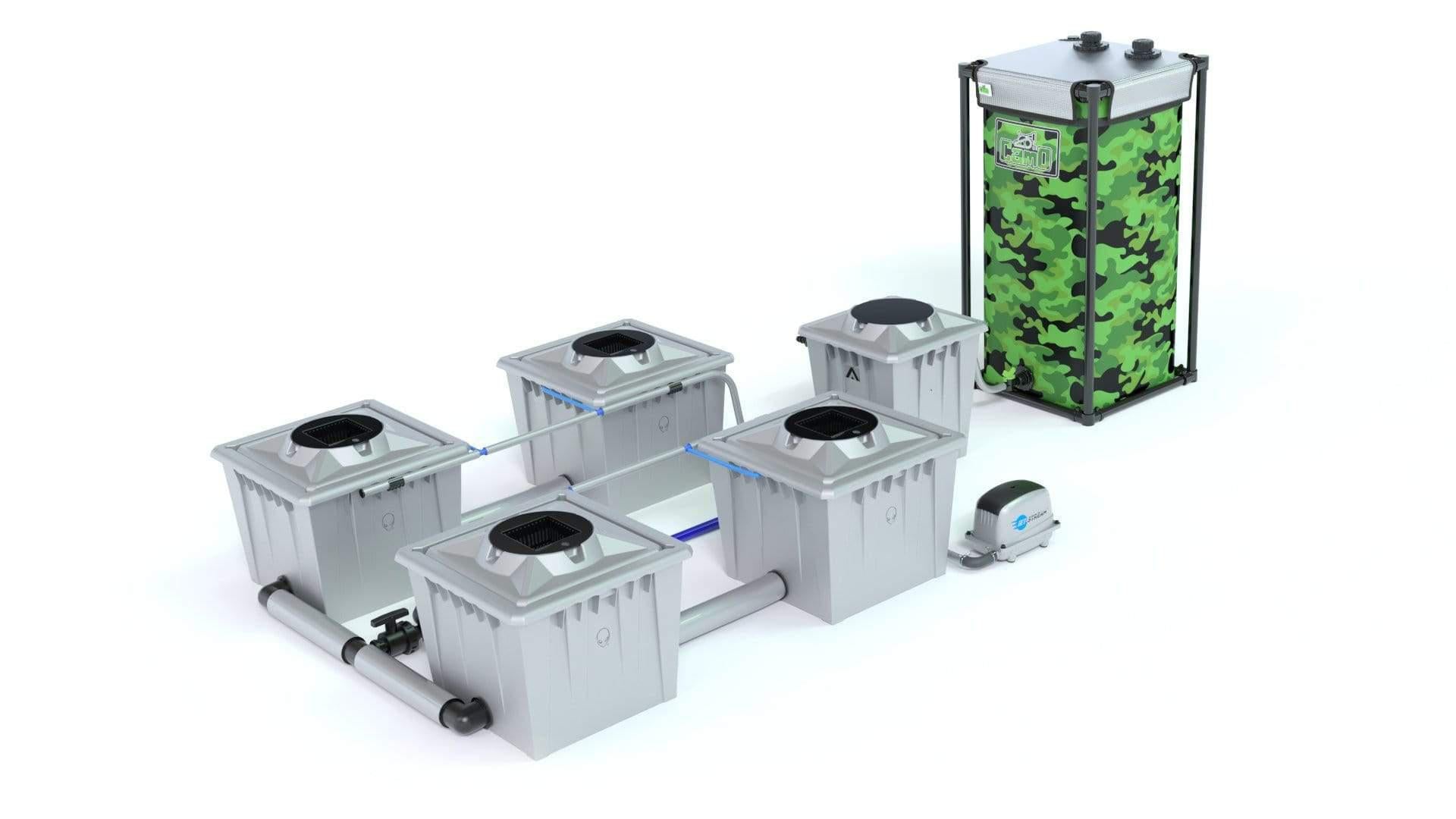 Alien RDWC 4 Pot 36L PRO Serie Plata