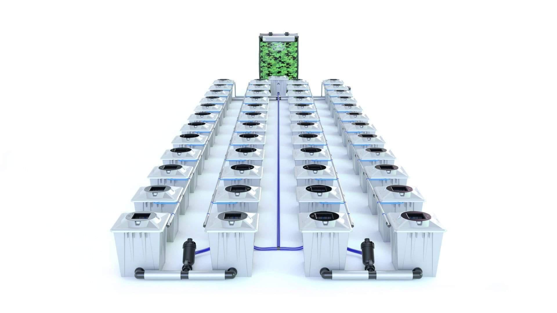 ALIEN® RDWC 48 Pot 20L PRO Serie Plata