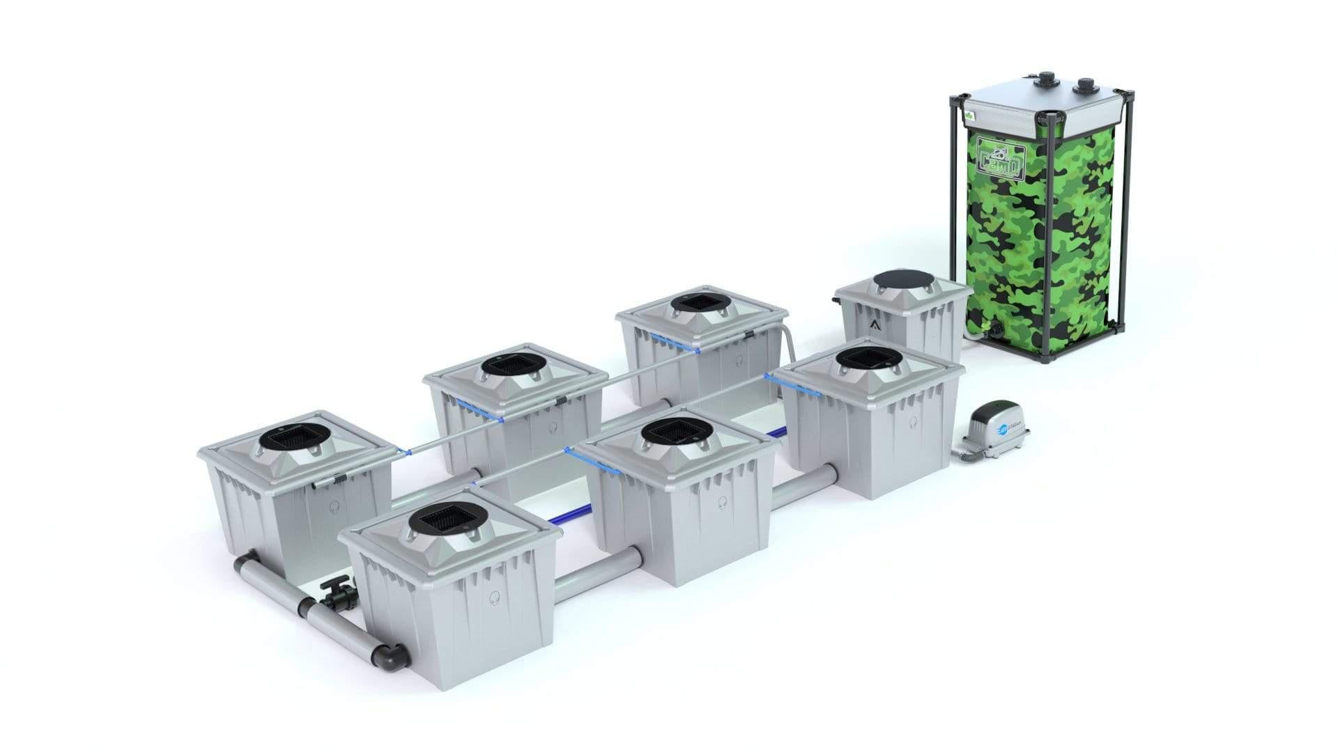 Alien RDWC 6 Pot 36L PRO Serie Plata