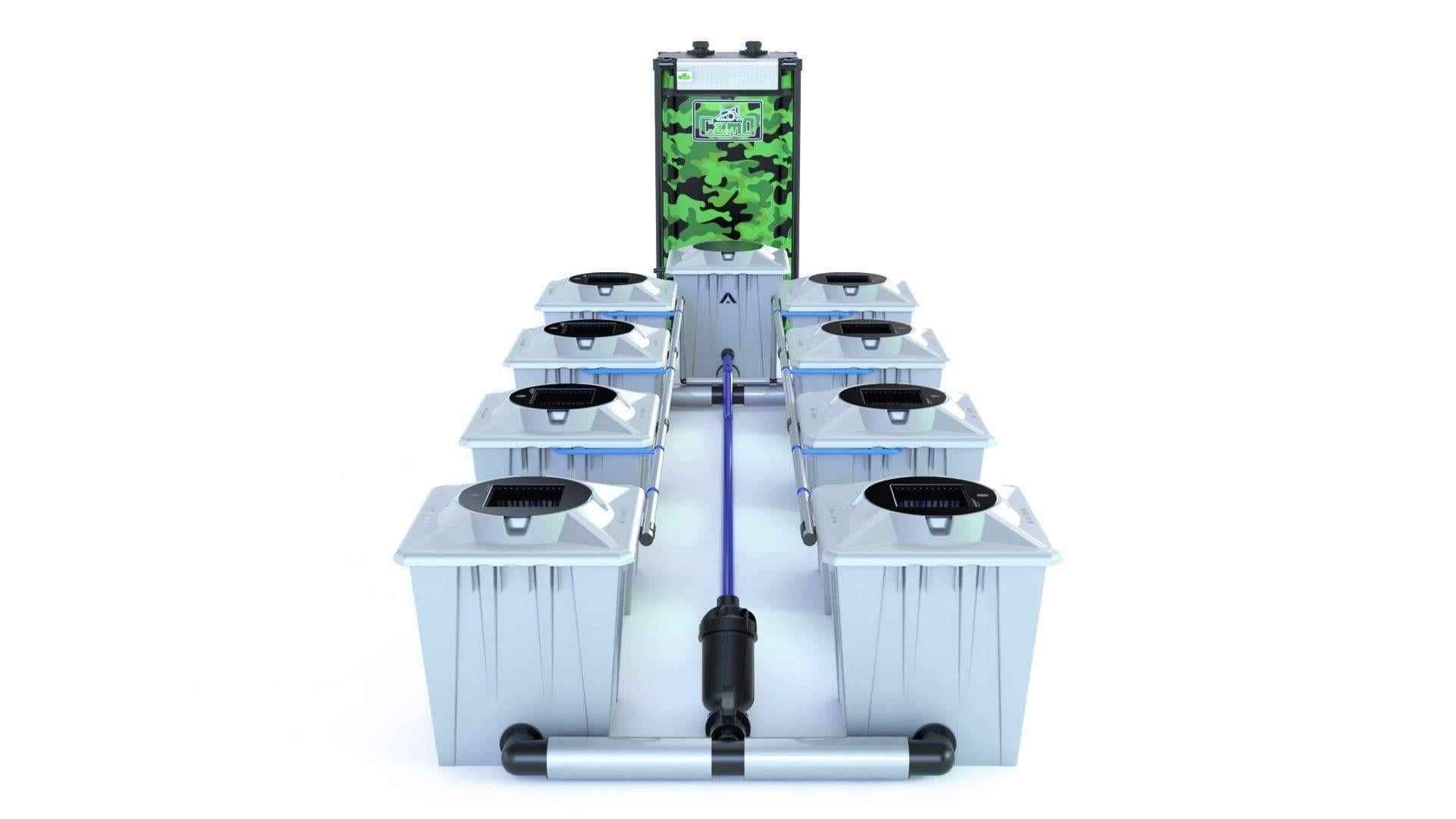 ALIEN® RDWC 8 Pot 20L PRO Serie Plata