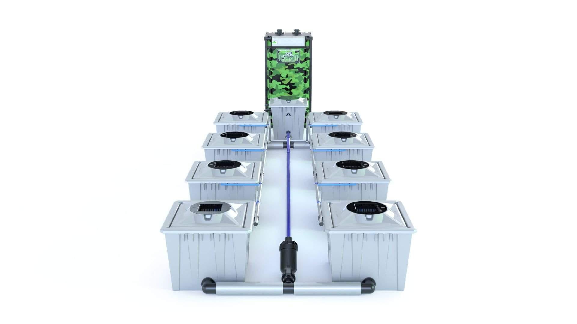 Alien RDWC 8 Pot 36L PRO Serie Plata