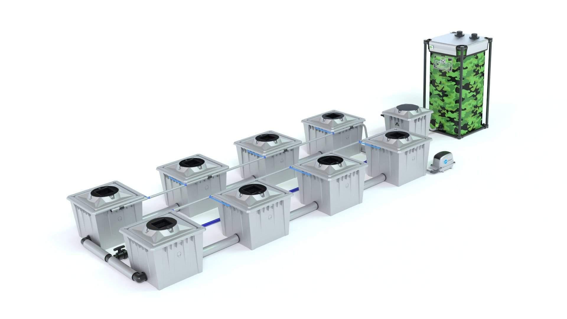 Alien RDWC 8 Pot 36L PRO Serie Plata