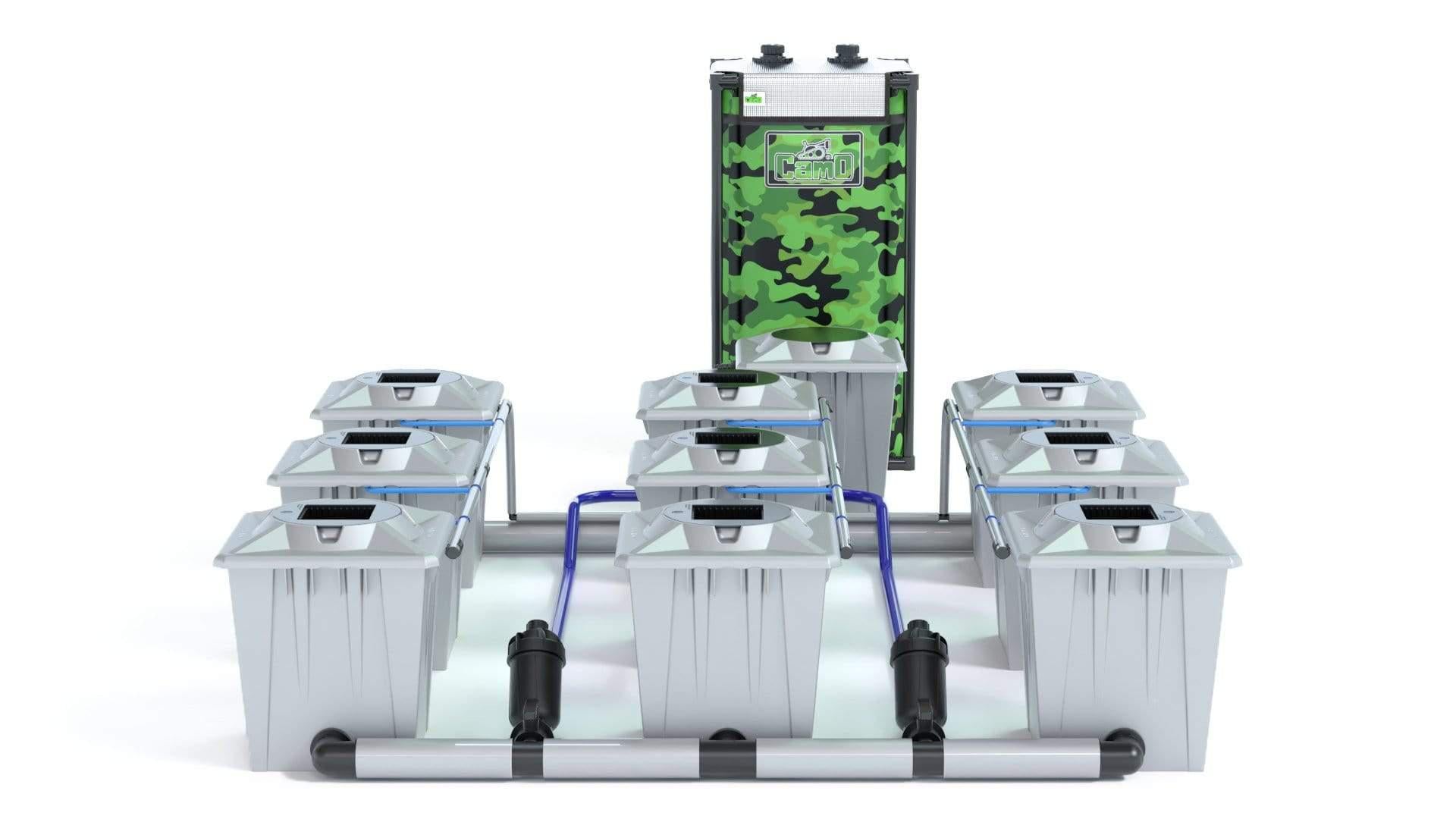 ALIEN® RDWC 9 Pot 20L PRO Serie Plata