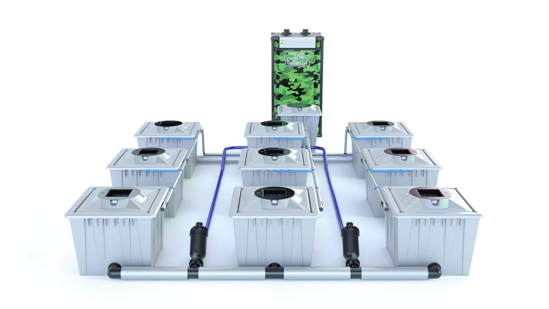 Alien RDWC 9 Pot 36L PRO Serie Plata