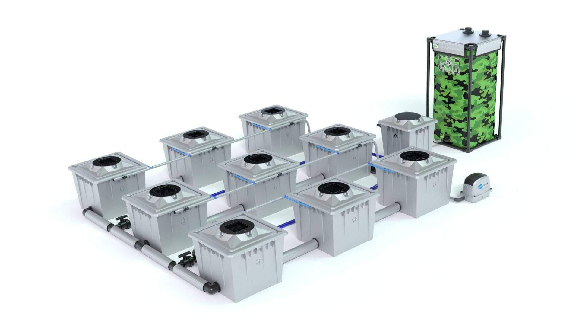 Alien RDWC 9 Pot 36L PRO Serie Plata