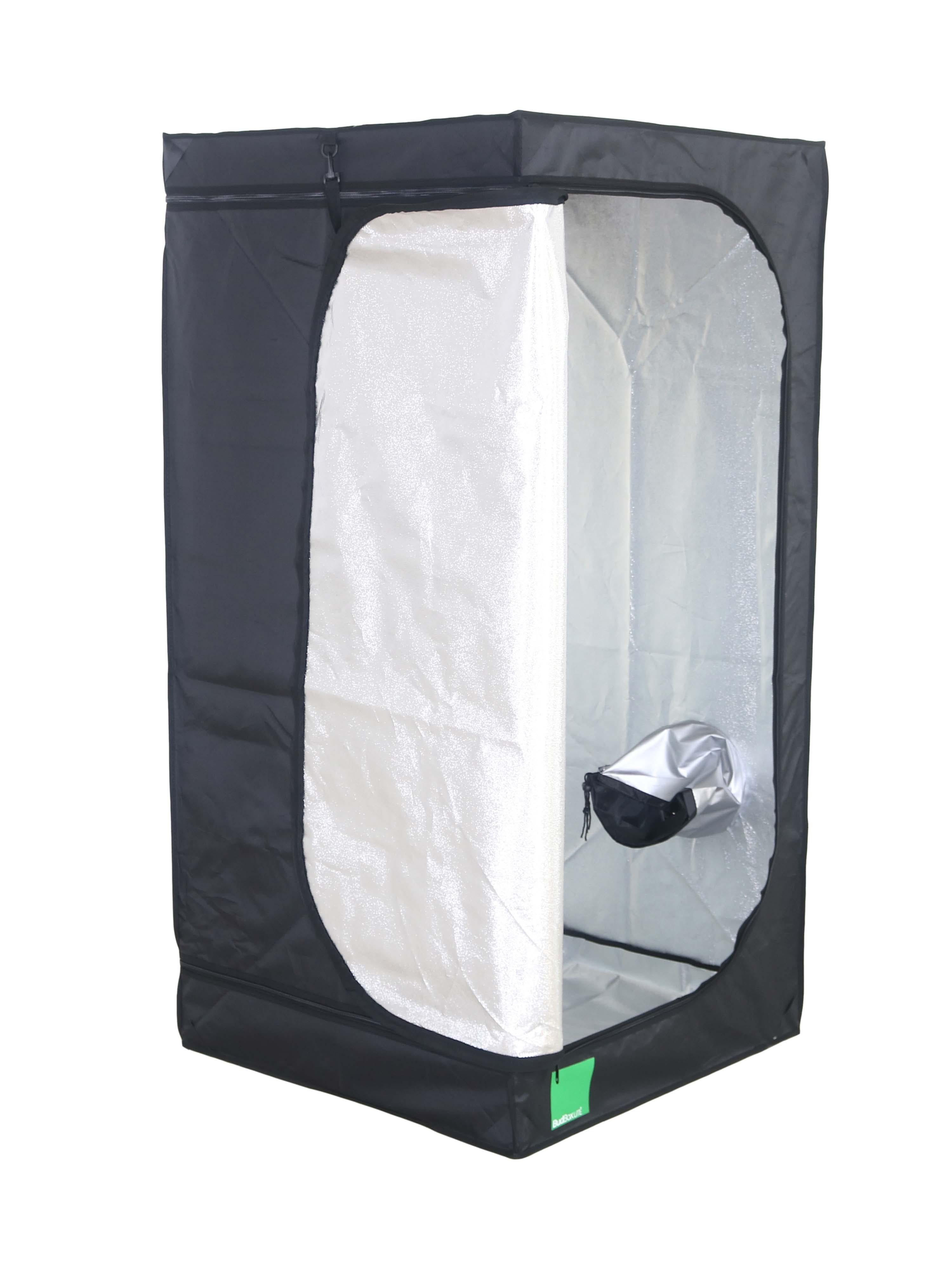 Tienda de campaña Bud Box Lite plateada - 80 x 80 x 160 cm