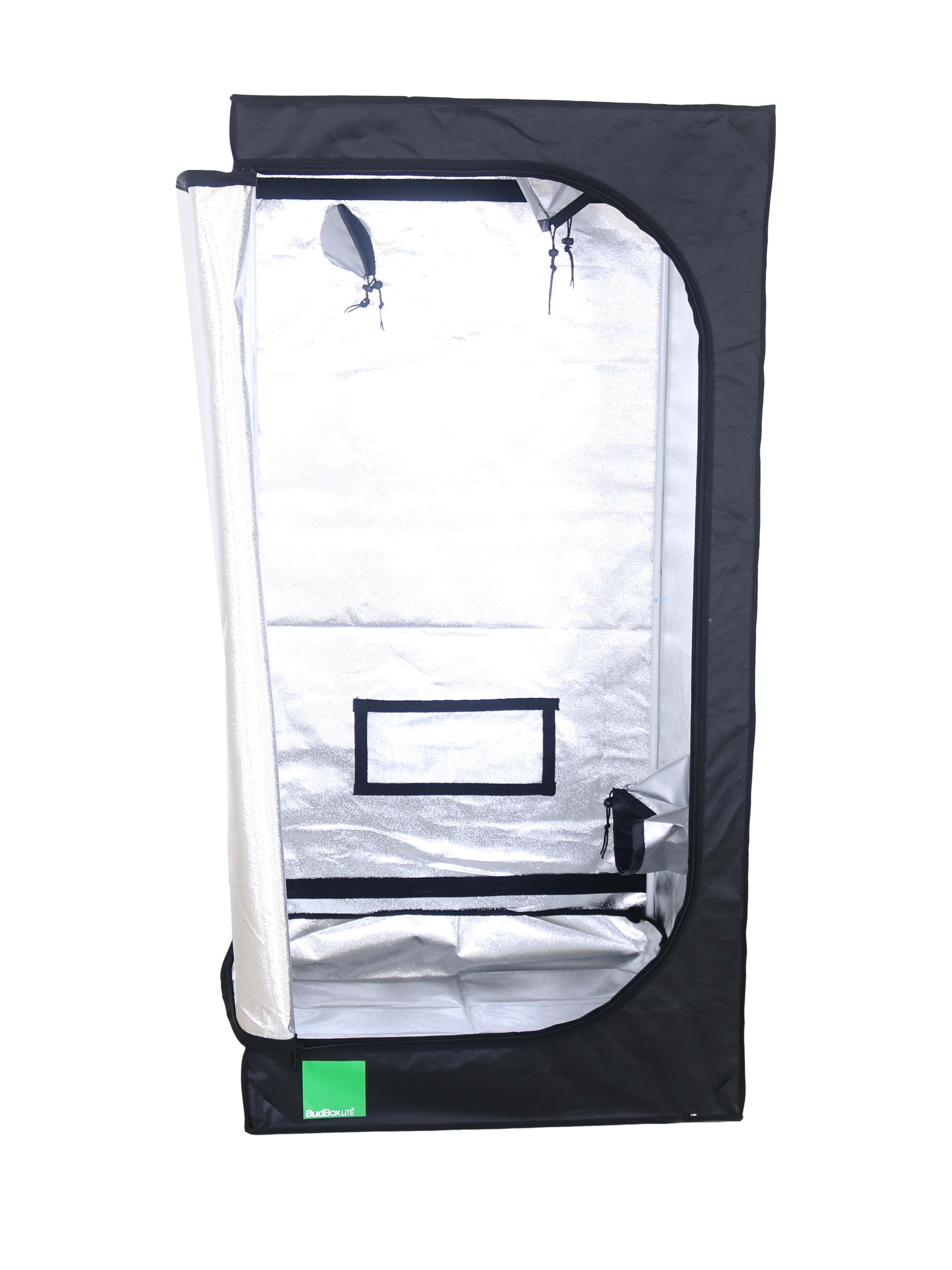 Tienda de campaña Bud Box Lite plateada - 80 x 80 x 160 cm