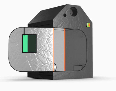 Tienda Qube con techo verde Qube RQ120 - 120 x 120 x 180 cm