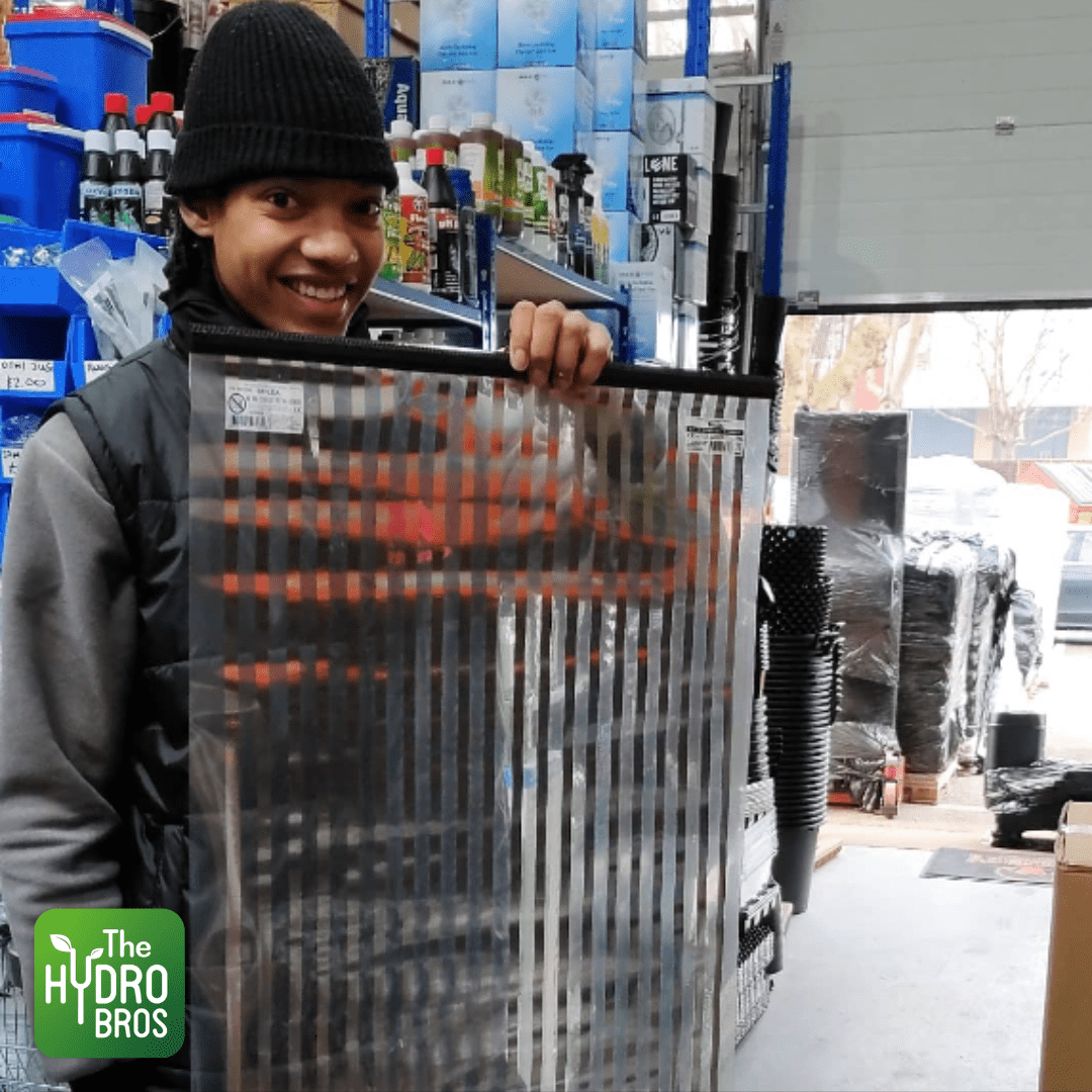 Calentador ultraplano para cuarto de cultivo