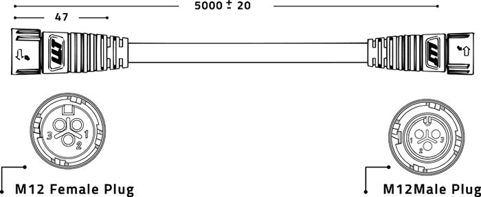 Lumatek LED Daisy Chain Cable