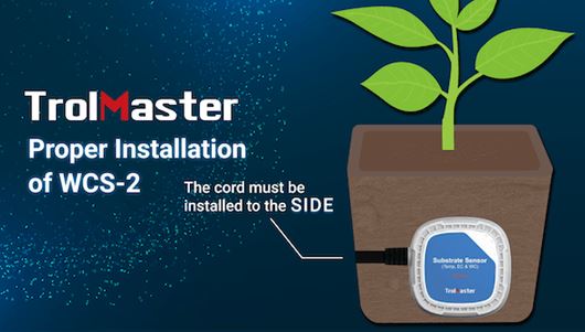 Sensor de contenido de agua 3 en 1 Trolmaster Aqua-X (WCS-2)