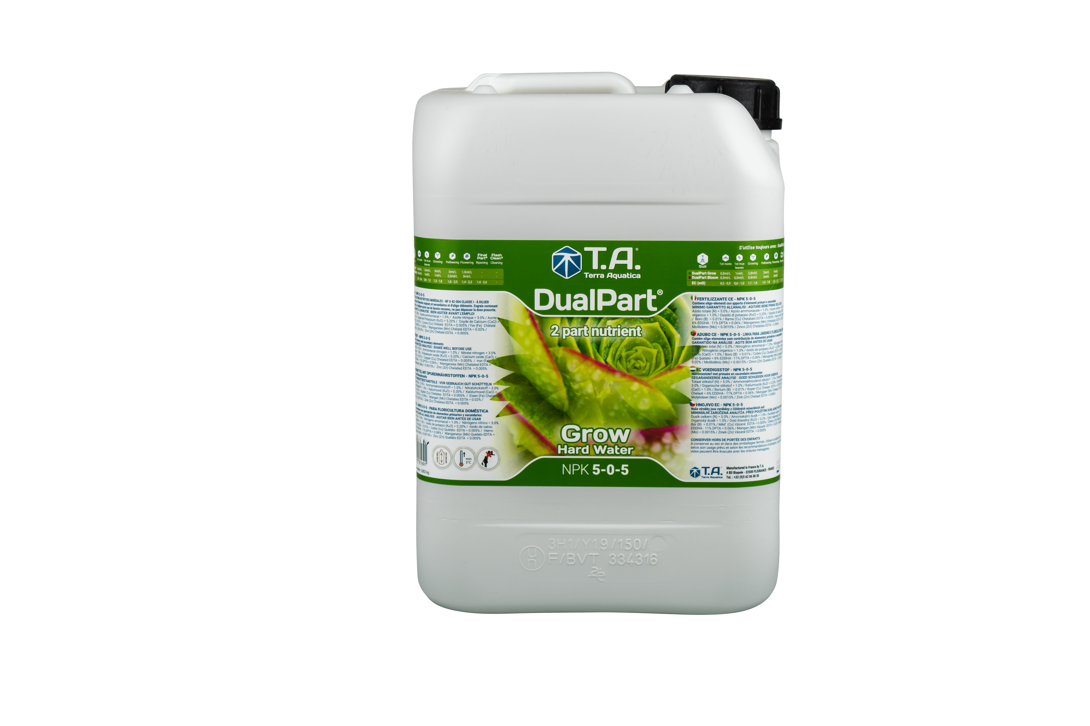 Nutrients 5L (HARD) Terra Aquatica DualPart Grow HW