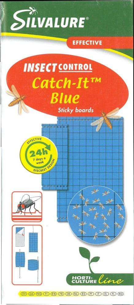 Blue Sticky Traps Insect Catcher (Pack Of 20)