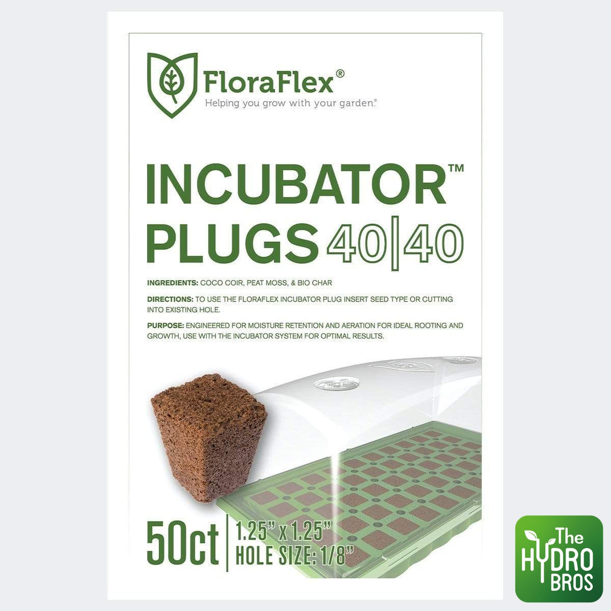 FloraFlex / 40|40 Coco Plugs - 50 pack