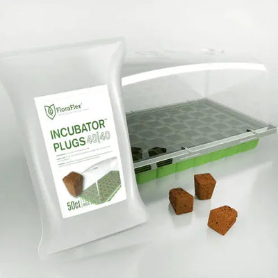 FloraFlex Propagator / Incubator Kit + 50 Coco Plugs