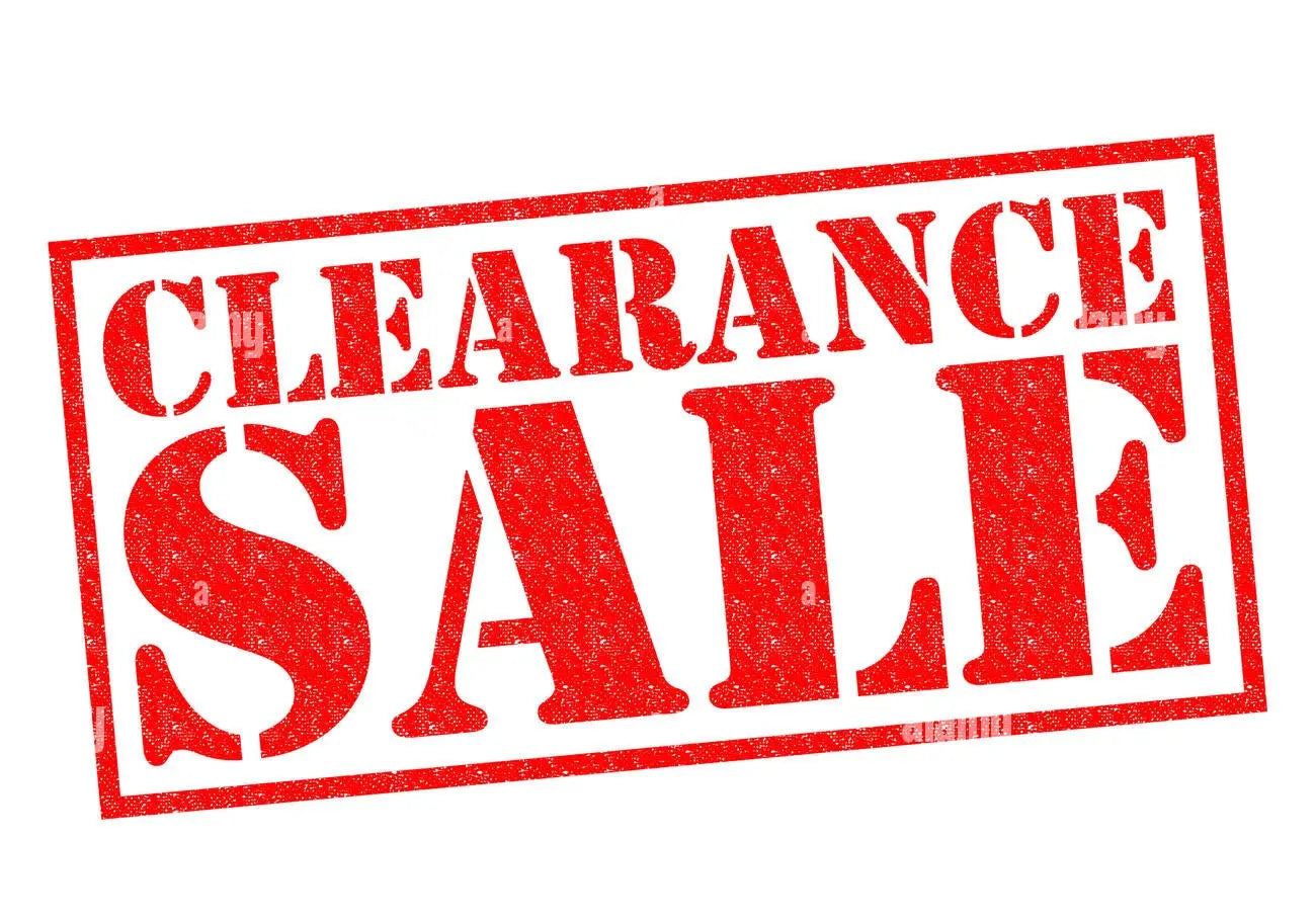 CLEARANCE!