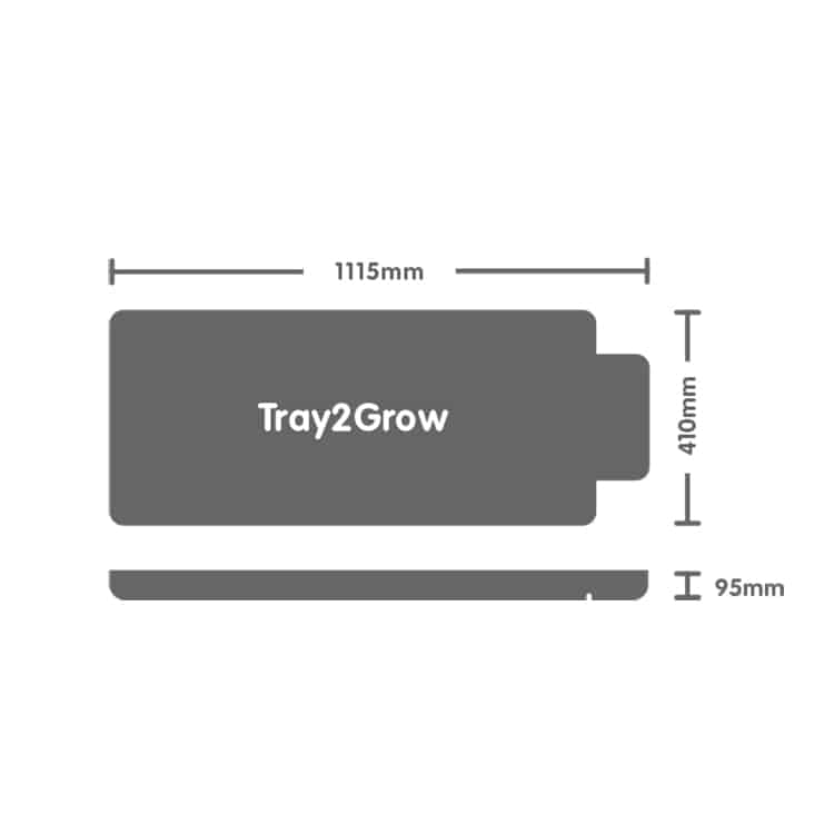 AutoPot Tray2Grow Slim Kit | Power-Free Watering Tray for Your Own Pots