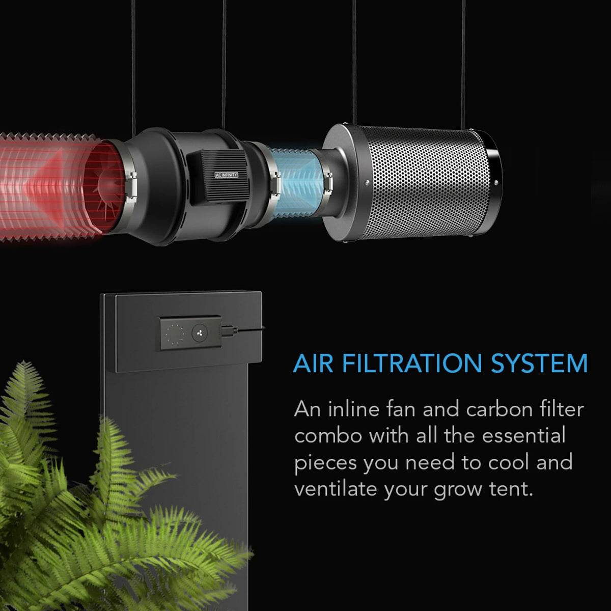 AC Infinity Fan & Filter Extraction Kit