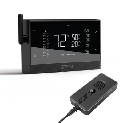AC Infinity UIS Controller AI+ – 8-Port intelligenter Anbauzimmer-Controller (WiFi + Bluetooth) CTR89Q