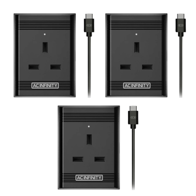 AC Infinity UIS Control Plug Triple Pack – Smartes Grow-Controller-Steckdosenadapter (AC-ADA3)