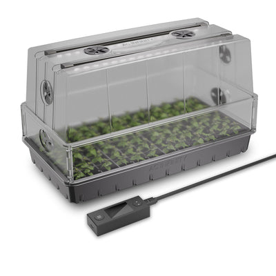 AC Infinity GROSSER 6 x 12 Schwerlast-Feuchtdom mit Höhenverlängerung und LED-Anbaueleisten (AC-HDL7)