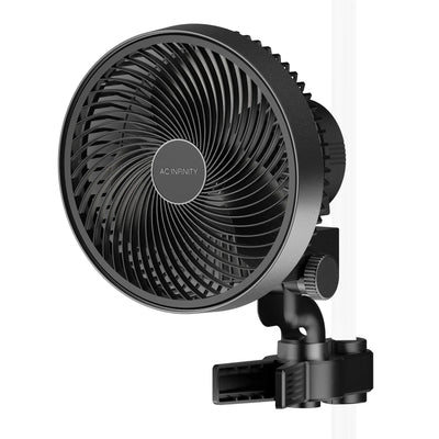 AC Infinity Cloudray S6 6-Inch Oscillating Clip Fan – Smart EC Motor for Grow Tents (AC-CCS6)