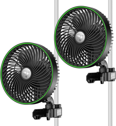 VIVOSUN *TWIN PACK* AeroWave 9" E9 Clip-on Fan