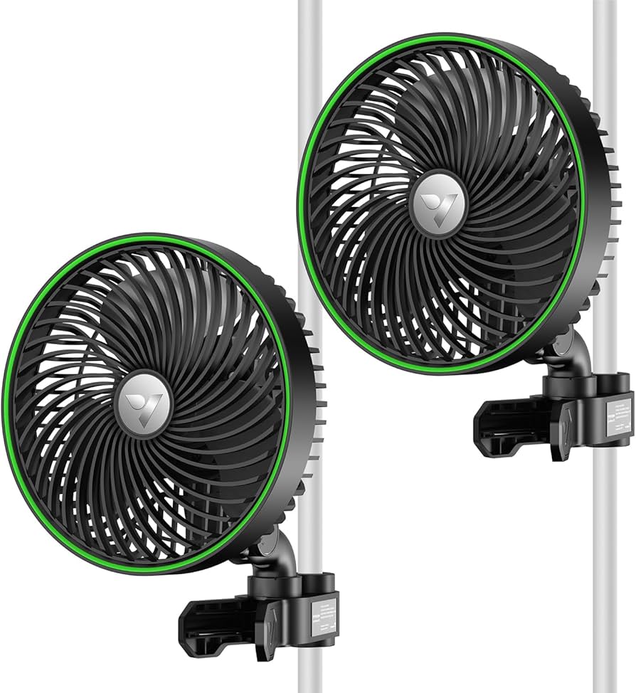 VIVOSUN *TWIN PACK* AeroWave 9" E9 Clip-on Fan