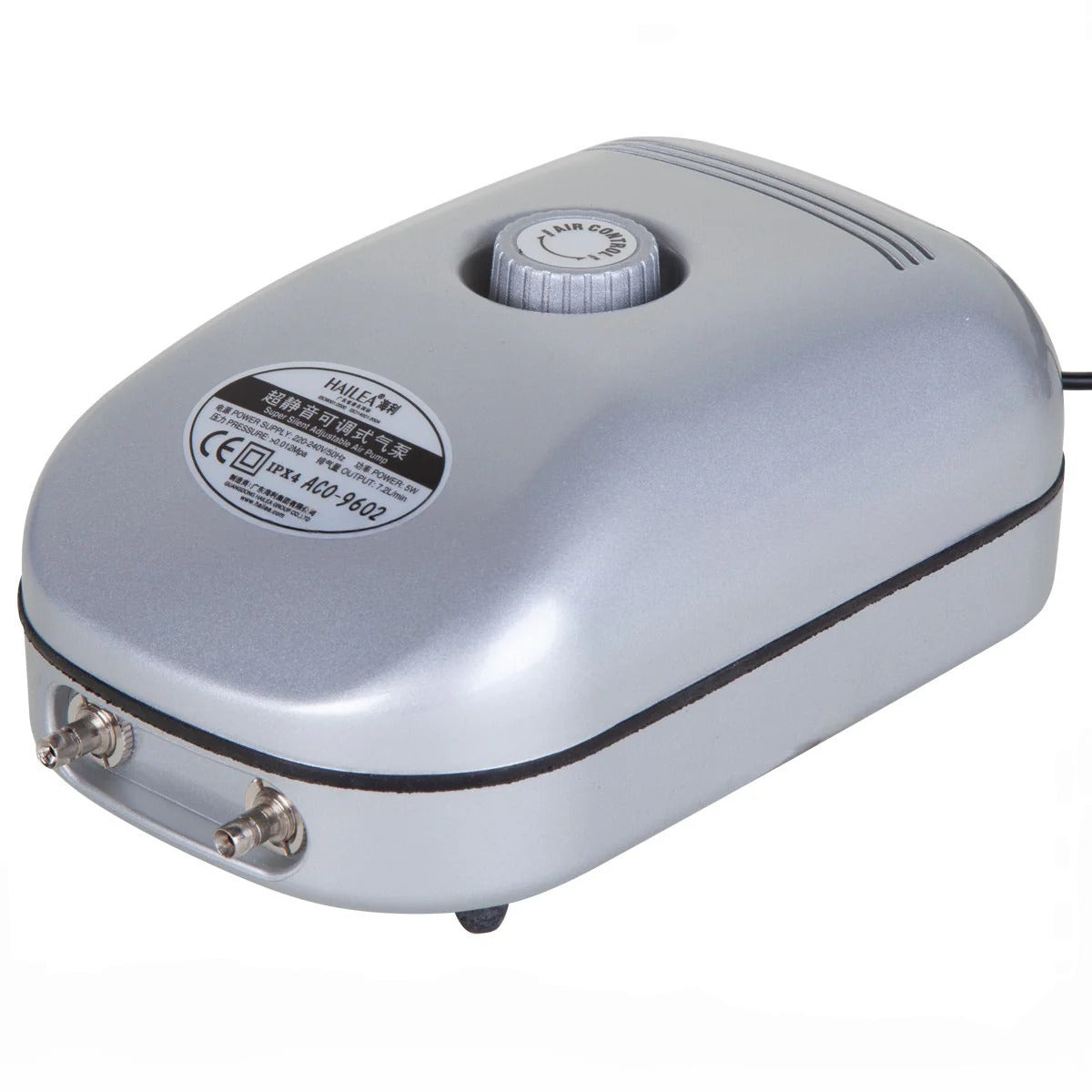 Bomba de aire ajustable Hailea ACO9601 3,2 l/min 1 puerto