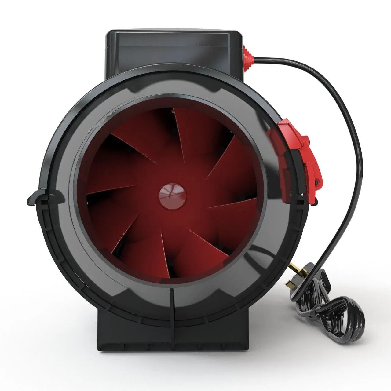 Black Orchid Hybrid Flo Twin Speed Extraction Fan – Quiet High Pressure Grow Room Fan (4", 5", 6")