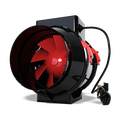 Black Orchid AC Fan Black Orchid Mixed-Flo Fans – Quiet Inline Extractor Fans | The Hydro Bros