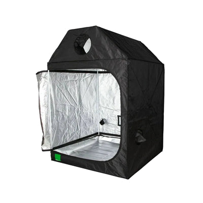 Bud Box Lite Silver Roof Grow Tent - 1.2m x 1.2m (120 x 120 x 180cm) Pitched Loft Tent with Metal Corners
