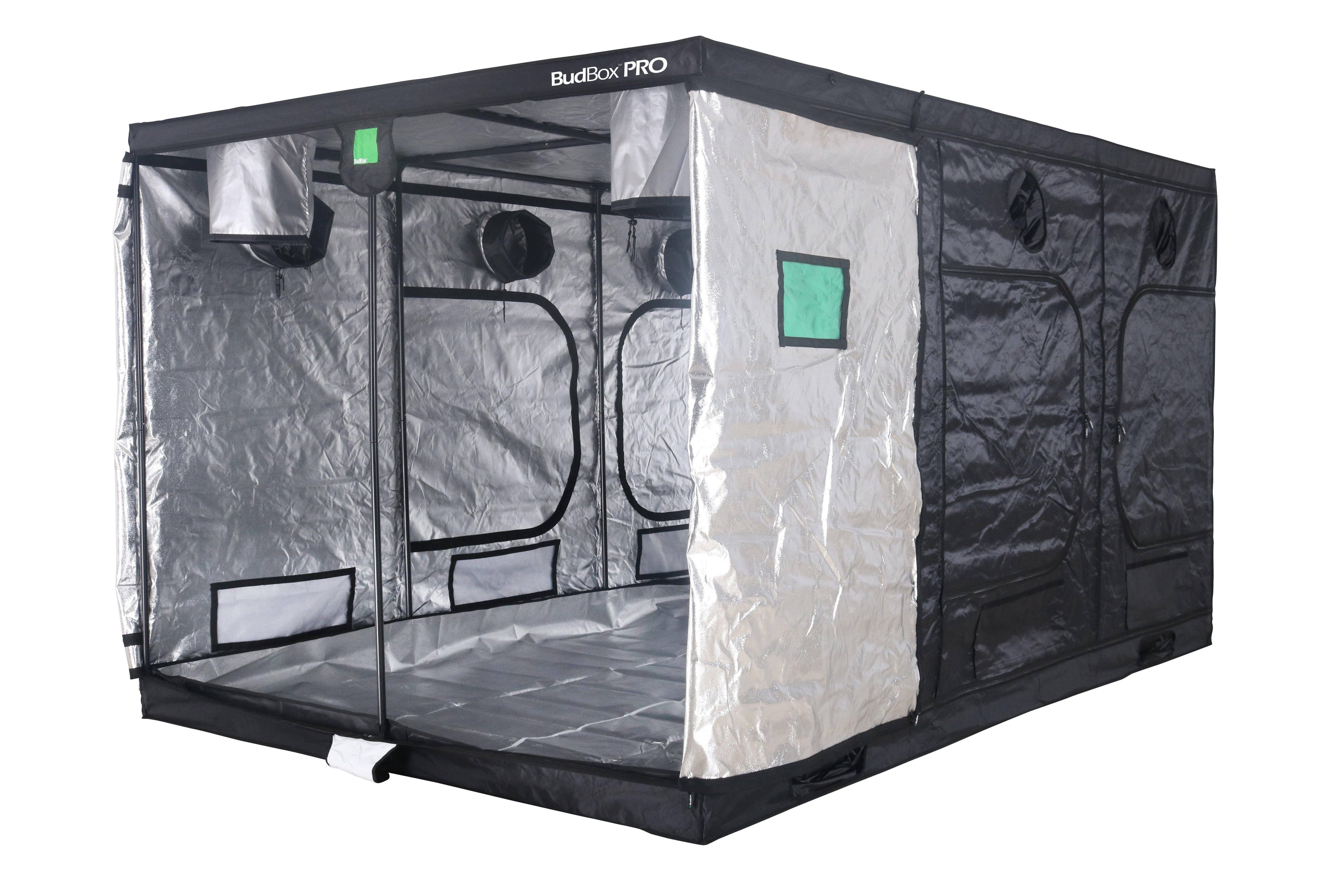 Bud Box Pro - 240 x 360 Grow Tent – Standard & XL Height (White/Silver Lining)