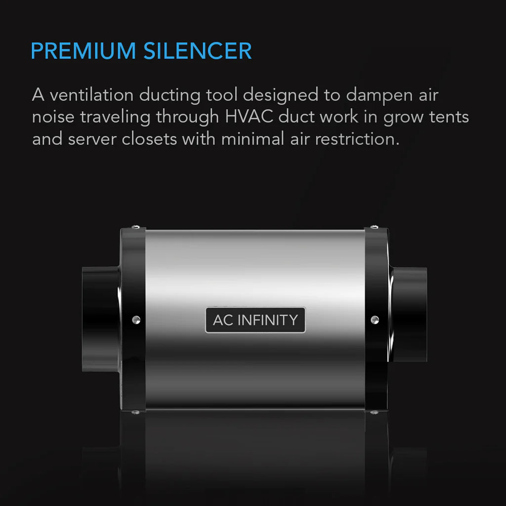 Carbon Filters AC Infinity Inline Silencer
