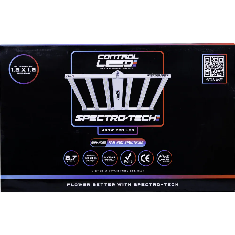Lámpara LED de cultivo Adjusta‑Watt Intec de 720 W: espectro completo, controlador integrado, 1944 PPF, regulable