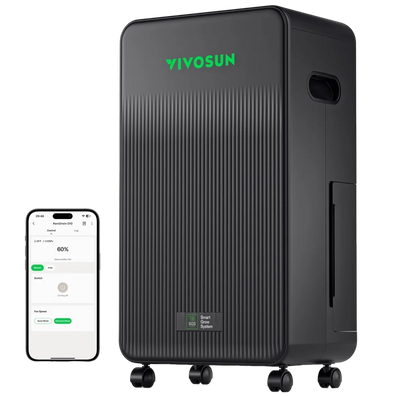 VIVOSUN AeroDrain D12 Intelligent Environmental Dehumidifier