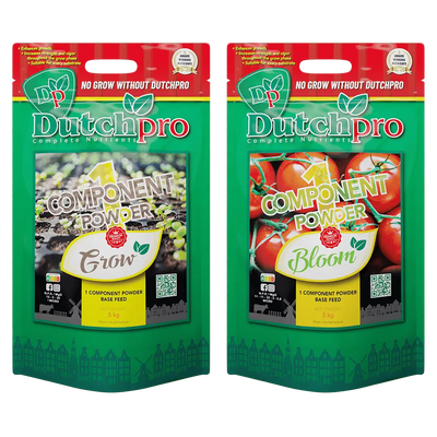 Dutch Pro 1 Component Grow & Bloom Powder Nutrient – All-in-One Feed for Hard & Soft Water