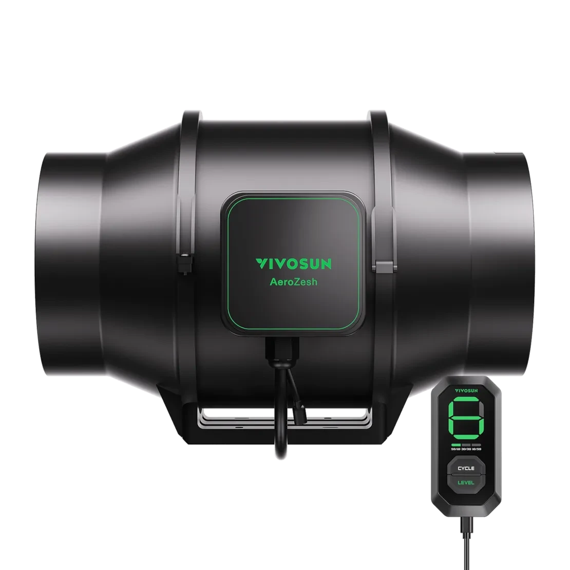Vivosun AeroZesh S-Series EC Inline Fan – Programmable Grow Tent Ventilation
