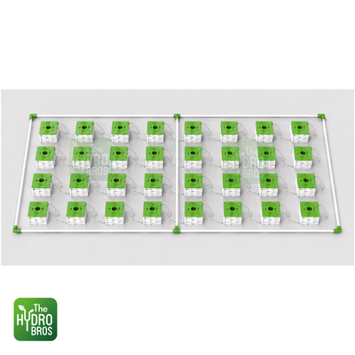 FloraFlex - 24 Plant Microdrip Irrigation System - 8 x 4ft space