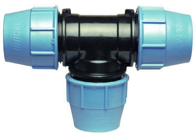 Kompressionsrohrfitting 16–17 mm – T-Stück