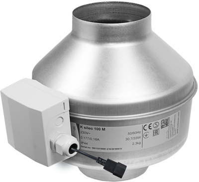 K Fan EC – EC Inline-Abzugslüfter für Grow Rooms | 4" bis 12"