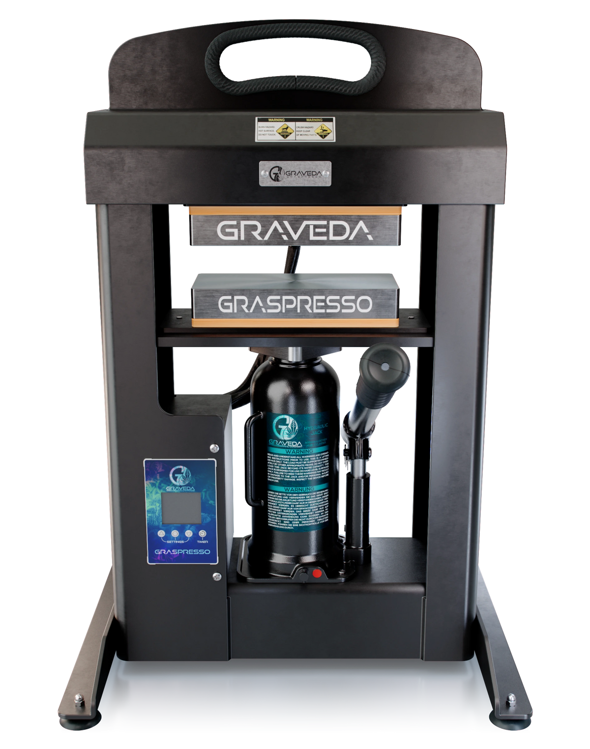 Graveda GMP 20 Ton Hydraulic Press with Pressure Gauge