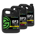 GREEN PLANET Nutrients Green Planet - Grow, Bloom, Micro 3-Part Nutrient Hydroponics (GP3) - 