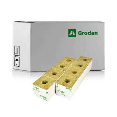 Grodan Rockwool Blocks 3” (7.5cm) – Small or Large Hole
