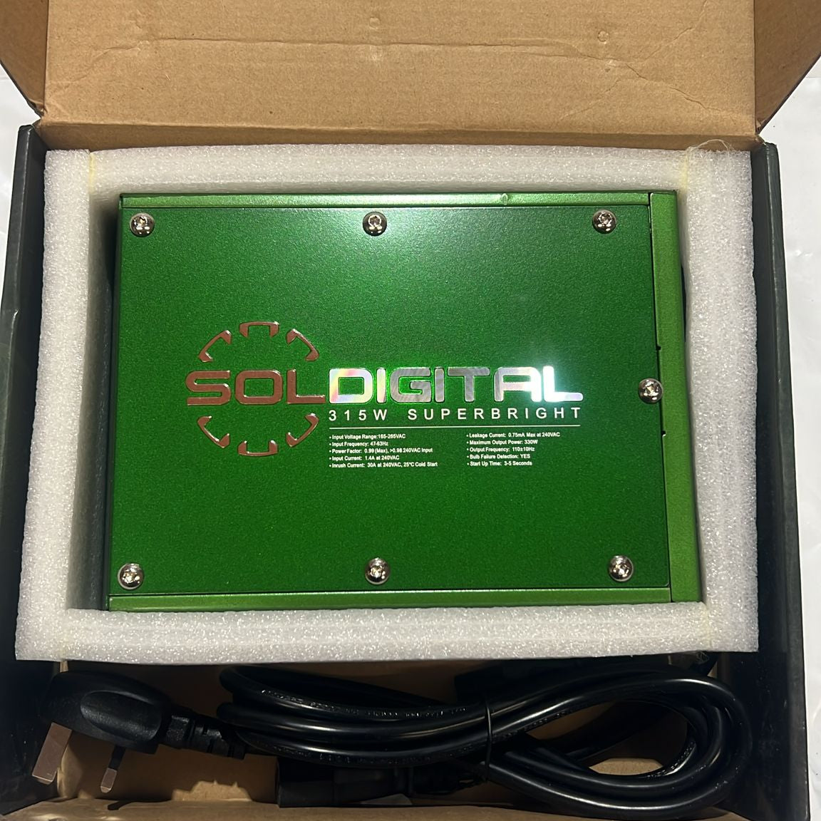 Sol-Digital SuperBRIGHT CDM Digital Ballast 315W