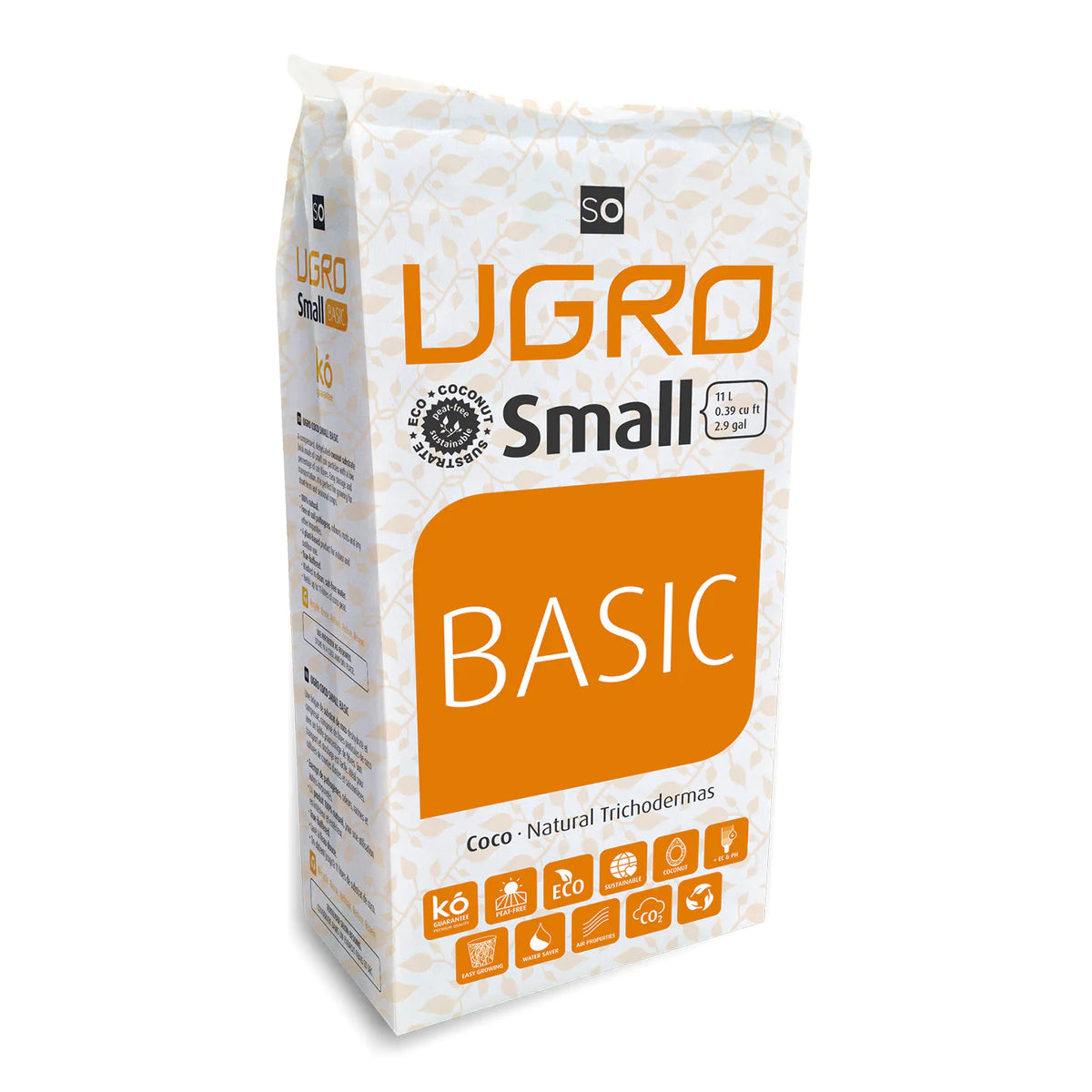 Grow Media 11L (Small) Ugro Basic Coco Block
